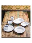 Assiette - 6 pièces - Ø 24,5 CM - Émail - Olympia - GM512 GM512 €19.66 Assiettes
