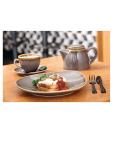 Tasse à cappuccino - 34 CL - 6 pièces - Gris - Ø 10,9 x H 7,2 CM - Porcelaine - Olympia - HC392 HC392 €32.55 Tasses et mugs