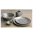 Bol - 1,25 Litre - 6 pièces - Gris - Ø 21 x H 8 CM - Porcelaine - Olympia - DR816 DR816 €85.89 Bols