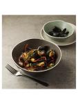 Bol - 1,25 Litre - 6 pièces - Gris - Ø 21 x H 8 CM - Porcelaine - Olympia - DR816 DR816 €85.89 Bols