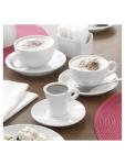 Tasse à cappuchino soucoupe - 12 pièces - 16 CM - Porcelaine - Olympia - CB463 CB463 €24.44 Tasses et mugs