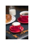Tasse à expresso soucoupe - 12 pièces - Rouge - Ø 11,7 x H 2 CM - Grès - Olympia - GK085 GK085 €30.20 Tasses et mugs