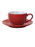 Soucoupe et tasse - Lot de 12 - Rouge - Ø 15,8 x H 2 cm - Grès - Olympia - GL047 GL047 €50.16 Tasses et mugs