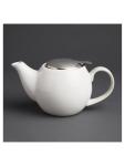 Théière - 51 CL - Blanc - Ø 11 x H 10,4 x 19,4 CM - Grès - Olympia - GM593 GM593 €22.39 Théière