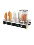 Chauffe-saucisses - 6 broches chauffantes - H 37 x 67 x 34 CM - 220-240 V - Inox - Buffle - DA567 DA567 €196.59 Braders à saucisses électriques