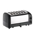 Grille-pain - 6 emplacements - Noir - H 22 x 46 x 21 CM - 230 V - Dualit - E267 E267 €343.90 Tosti / grille-pain