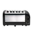 Grille-pain - 6 emplacements - Noir - H 22 x 46 x 21 CM - 230 V - Dualit - E267 E267 €343.90 Tosti / grille-pain