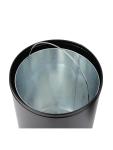 Poubelle - 40 Litres - Noir - Ø 36 x H 72 CM - Inox/Acier - Bolero - CW954 CW954 €72.74 Poubelles