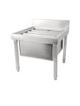 Spoelbak mop - H 55 x 50 x 50 CM - RVS - Vogue - GL281 GL281 €347.04 RVS wasbakken / spoelbakken