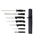 Set de couteaux - 7 pièces - Noir - Inox - Hygiplas - F222 F222 €32.20 Couteaux