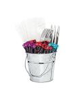 Seau de présentation - Ø 13 x H 13,2 CM - Acier - Olympia - GF247 GF247 €3.69 Présentation
