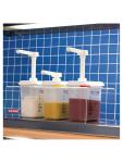 Distributeurs de sauce - 3 x GN 1/9 - 1,5 Litre - 3 pièces - Transparent - H 19,5 x 38 x 22,5 CM - Polypropylène - Araven - CR823 CR823 €94.52 Bouteilles à presser