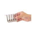 Grille toast - 4 tranches - H 6,5 x 12 x 8,5 CM - Inox - Olympia - DL239 DL239 €4.09 Tosti / grille-pain