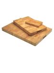 Planche à découper en bois - H 2,5 x 23 x 15 CM - Bois - Vogue - C461 C461 €11.19 Planches à découper en bois / planches de présentation