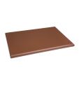 Planche à découper - HDPE - Marron - H 2,5 x 45 x 30 CM - Polyéthylène Haute Densité - Hygiplas - J035 J035 €21.39 Lames de coupe / planches à découper