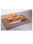 Planche à découper - HDPE - Marron - H 2,5 x 45 x 30 CM - Polyéthylène Haute Densité - Hygiplas - J035 J035 €21.39 Lames de coupe / planches à découper