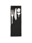 Serviettes - 10 pièces - Noir - 51 x 51 CM - Polyester - Mitre Essentials - HB561 HB561 €15.89 Jupes de table
