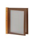 Chemise de menu à couverture supplémentaire - A4 - 5 pièces - Marron - H 32 x 26 x 0,1 CM - Plastique - Securit - H753 H753 €25.99 Overige