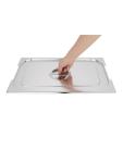 Couvercle bac gastronorme - 1/1 GN - H 3 x 53 x 32,5 CM - Inox - Vogue - CB181 CB181 €12.19 Couvercles GN en acier inoxydable