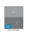 Couvercle bac gastronorme - Encoche cuillère - 1/9 GN - H 3 x 17,6 CM - Inox - Vogue - CB176 CB176 €3.99 Couvercles GN en acier inoxydable