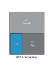 Couvercle bac gastronorme - Empreinte cuillère - 1/3 GN - H 3 x 32,5 CM - Inox - Vogue - CB173 CB173 €6.79 Couvercles GN évidement de la cuillère