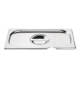 Couvercle bac gastronorme - Empreinte cuillère - 1/3 GN - H 3 x 32,5 CM - Inox - Vogue - CB173 CB173 €6.79 Couvercles GN évidement de la cuillère