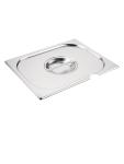 Couvercle bac gastronorme - Empreinte cuillère - 1/2 GN - H 3 x 32,5 x 26,5 CM - Inox - Vogue - CB171 CB171 €8.99 Couvercles GN évidement de la cuillère