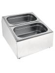 Bac gastronorme - H 35,5 x 35 x 42 CM - Inox - Vogue - CP541 CP541 €79.87 Bac GN