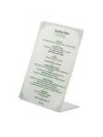Porte carte menu - H 21,5 x 15 x 7 CM - Acrylique - Olympia - CC444 CC444 €4.49 Présentation