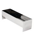 Moule à pâté et à terrine - forme U - 1,1 litre - H 8 x 7,5 x 26 CM - acier inoxydable - Vogue - E585 E585 €22.39 Moules à viande