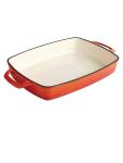 Plat à four - 2,8 Litre - Orange - H 5,5 x 39 x 23,5 CM - Fonte - Vogue - GH322 GH322 €39.65 Plats à four