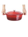 Cocotte - Rouge - H 12,5 x 23 x 30,5 CM - Fonte - Vogue - GH314 GH314 €59.91 Gosse