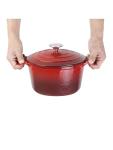 Cocotte - Rouge - Ø 20,5 x H 12 CM - Fonte - Vogue - GH304 GH304 €42.75 Gosse