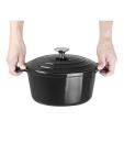 Cocotte - Noir - Ø 23,5 x H 12,5 CM - Fonte - Vogue - GH301 GH301 €45.00 Gosse