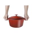 Cocotte - Rouge - Ø 23,5 x H 12,5 CM - Fonte - Vogue - GH305 GH305 €52.50 Gosse