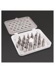 Ensemble de buses - 26 pièces - 20 x 10 CM - acier inoxydable - Vogue - CP107 CP107 €25.49 Poche à douille