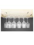 Porte-verre - Chrome - H 6,8 x 40,5 x 10,5 CM - Olympia - CE307 CE307 €4.39 Support de suspension en verre