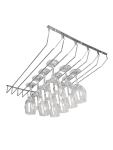 Porte-verres - 5 emplacements - H 6,5 x 61 x 43,5 CM - Chromé - Olympia - GH057 GH057 €20.92 Support de suspension en verre