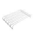 Porte-verres - 5 emplacements - H 6,5 x 61 x 43,5 CM - Chromé - Olympia - GH057 GH057 €20.92 Support de suspension en verre