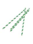 Pailles - 250 pièces - Vert/Blanc - Ø 0,6 x 21 CM - Papier - Fiesta Green - DE928 DE928 €5.69 Pailles jetables
