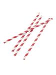 Pailles - 250 pièces - Rouge/Blanc - Ø 0,6 x 21 CM - Papier - Fiesta Green - DE927 DE927 €5.69 Pailles jetables