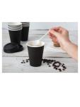 Gobelets à café jetables - 23 CL - 50 pièces - Noir - Ø 8,3 x H 9 CM - Carton - Fiesta - GF041 GF041 €3.29 Gobelets/verres jetables