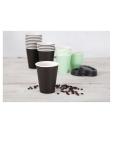 Gobelets à café jetables - 23 CL - 50 pièces - Noir - Ø 8,3 x H 9 CM - Carton - Fiesta - GF041 GF041 €3.29 Gobelets/verres jetables