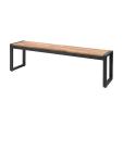 Bancs - 2 pièces - H 45 x 160 x 38 CM - Bois d'acacia/Acier - Bolero - DS158 DS158 €425.99 Bancs de salle à manger