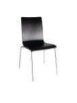 Chaise de restauration - 4 pièces - Noir - H 85,5 x 50,5 x 52 CM - Bois/Acier - Bolero - GR345 GR345 €239.00 Chaises en bois