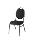 Chaise empilable - 4 pièces - Noir - H 90 x 43 x 53 CM - Acier - Bolero - CE142 CE142 €305.99 Chaises en tissu