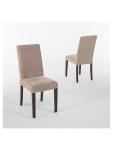 Chaise de restauration - 2 pièces - H 94,5 x 41 x 53 CM - Bouleau/Polyester/Viscose - Bolero - GK999 GK999 €272.99 Chaises en tissu