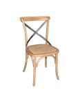Chaise de restauration - 2 pièces - Naturel - H 88 x 46 x 54 CM - Bois/Métal - Bolero - GG656 GG656 €231.00 Chaises en bois