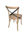 Chaise de restauration - 2 pièces - Naturel - H 88 x 46 x 54 CM - Bois/Métal - Bolero - GG656 GG656 €231.00 Chaises en bois