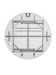 Table - Pliable - Blanc - Ø 153 x H 74 x 153 x 4,5 CM - Polyéthylène/Acier - Bolero - CC506 CC506 €189.99 Tables pliantes